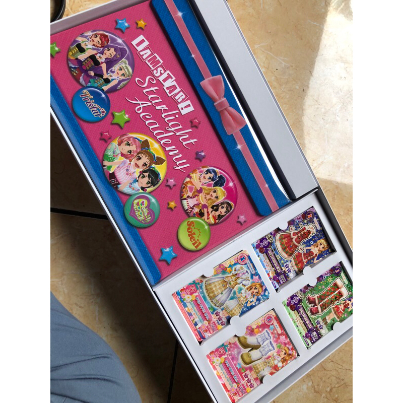 Binder Aikatsu Koper Box Korea Original Merchandise Official Bandai 4 Pocket With Free Card Korean I