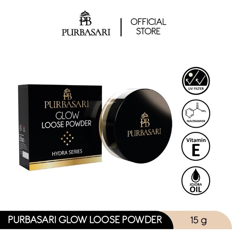 Purbasari Glow Loose Powder / Bedak Tabur Hydra Series