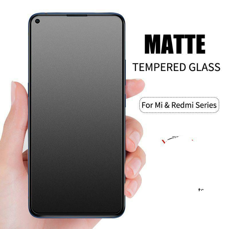 tempered glass black matte/anti minyak xiaomi redmi note 12 pro note 12 note 11 pro note 10 pro note 9 pro note 8 pro note 7 pro Mi 12T pro Mi12T 10A 10C 9A 9C 9T A1 8A pro anti gores kaca fullayar