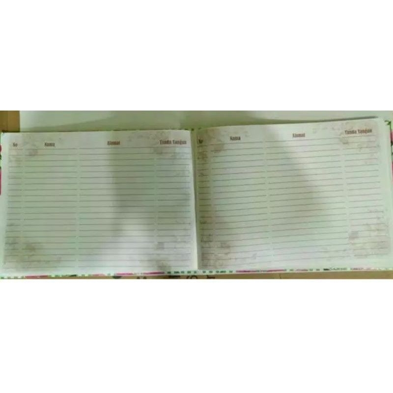 buku batik tamu undangan pernikahan khitanan ulang tahun dll