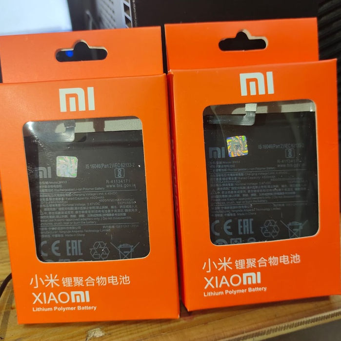 Battery Baterai Xiaomi BN 53 Redmi Note 9 Pro Redmi Note 10 Pro model BN53 5020 Mah Original 100% DISTRIBUTOR