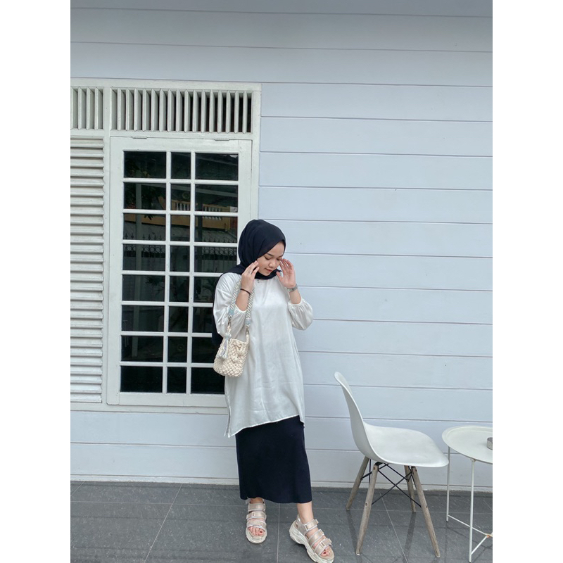 BAJU BLOUSE ATASAN TUNIC // VICI SHIRT OVERSIZED // BASIC OVERSIZED TOP