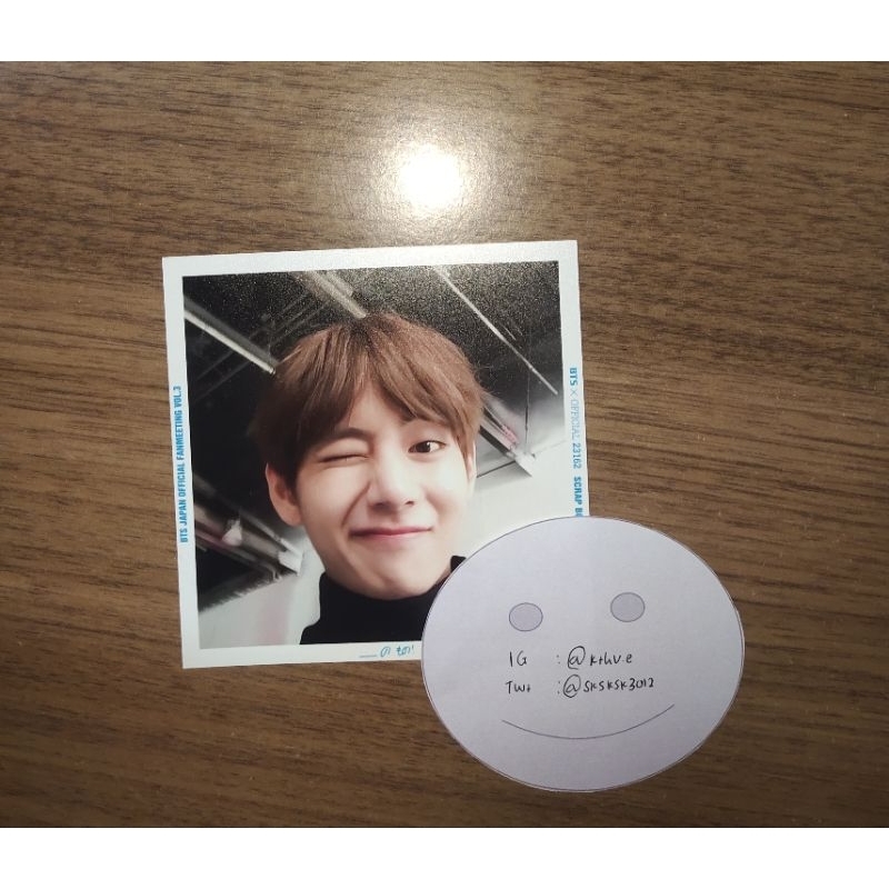 BTS JAPAN OFFICIAL FANMEETING VOL.3 TAEHYUNG/V