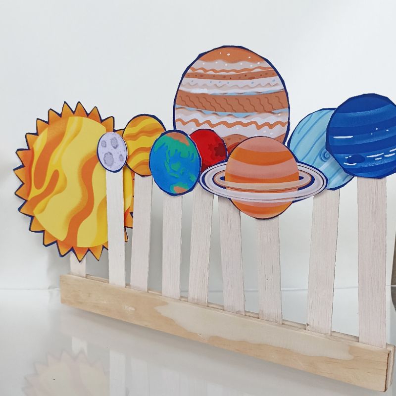 mainan edukasi solar system planet tata surya Montessori