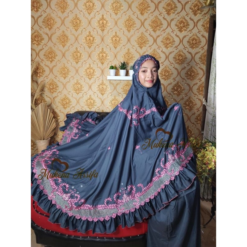 mukena bordir rimpel