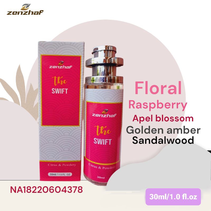 Parfum Pria Wanita Bpom Zenzhaf the Swift 30ml