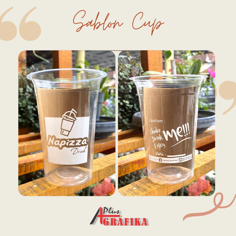 Sablon Cup Starindo 14 oz & 16 oz 5gr