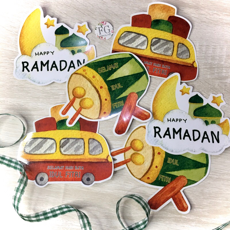 

Amplop Idul Fitri Lebaran Happy Ramadan Watercolour by fgpaper