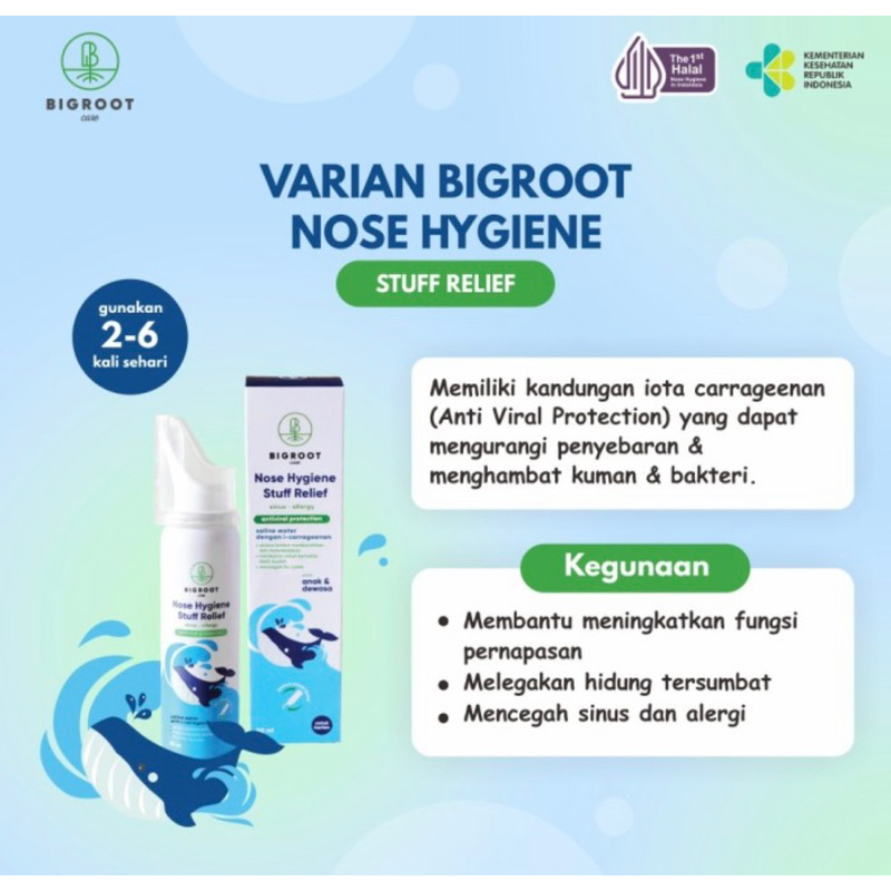 Bigroot nose hygiene 50 ml ( synus allergy antiviral protection )