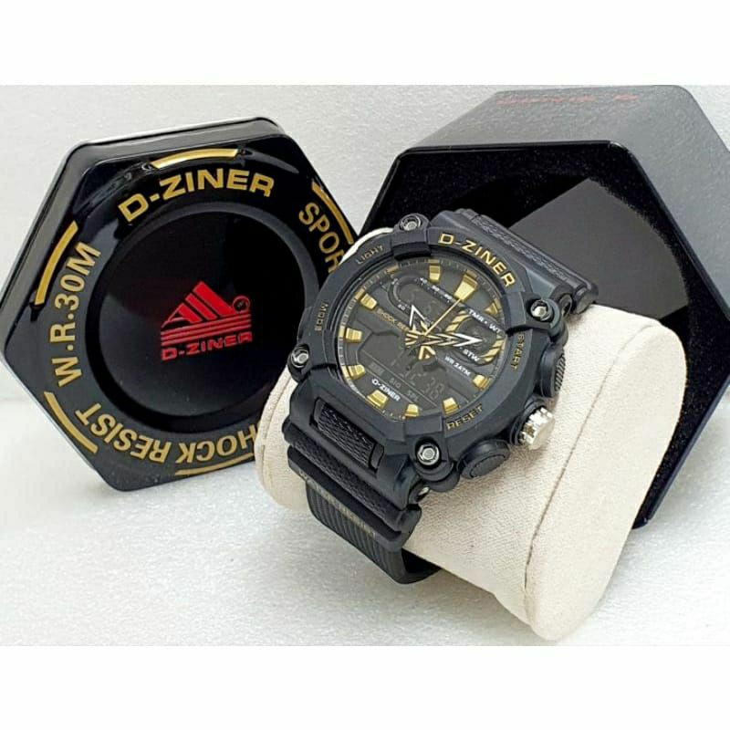 Jam Tangan Dziner 8299 Original Warna Kasual Favorit Kesukaan Pria Bisa COD