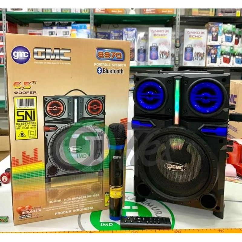 Speaker Portabel GMC 897Q Bluetooth