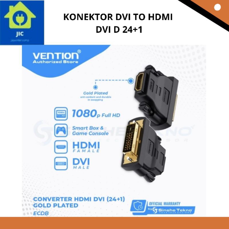 KONEKTOR DVI TO HDMI DVI D 24+1