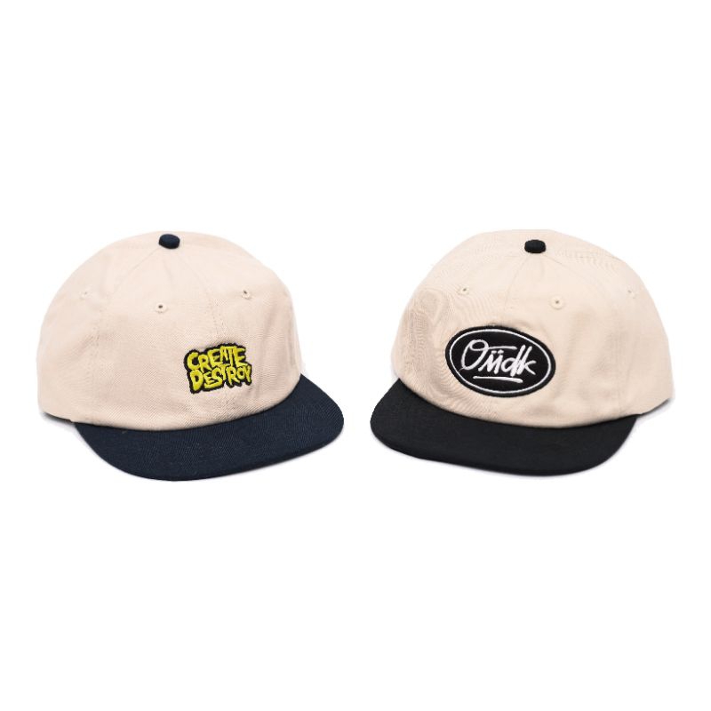 Sixpanel Topi Baseball Caps (visor pendek) Omidoki