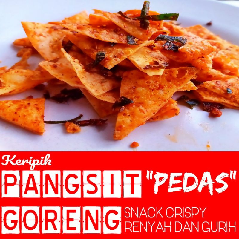

Keripik pangsit Pedas 100g