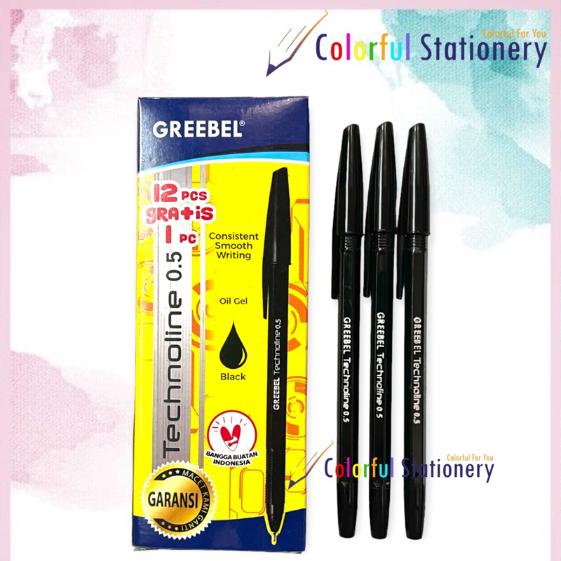 

Pulpen / Ballpoint Greebel Technoline (12 Pcs)