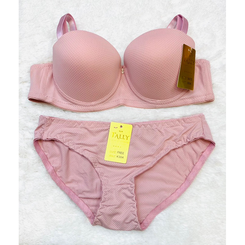 Bh set | Bra + Cd TALLY 304 Pakai kawat dan busa tipis