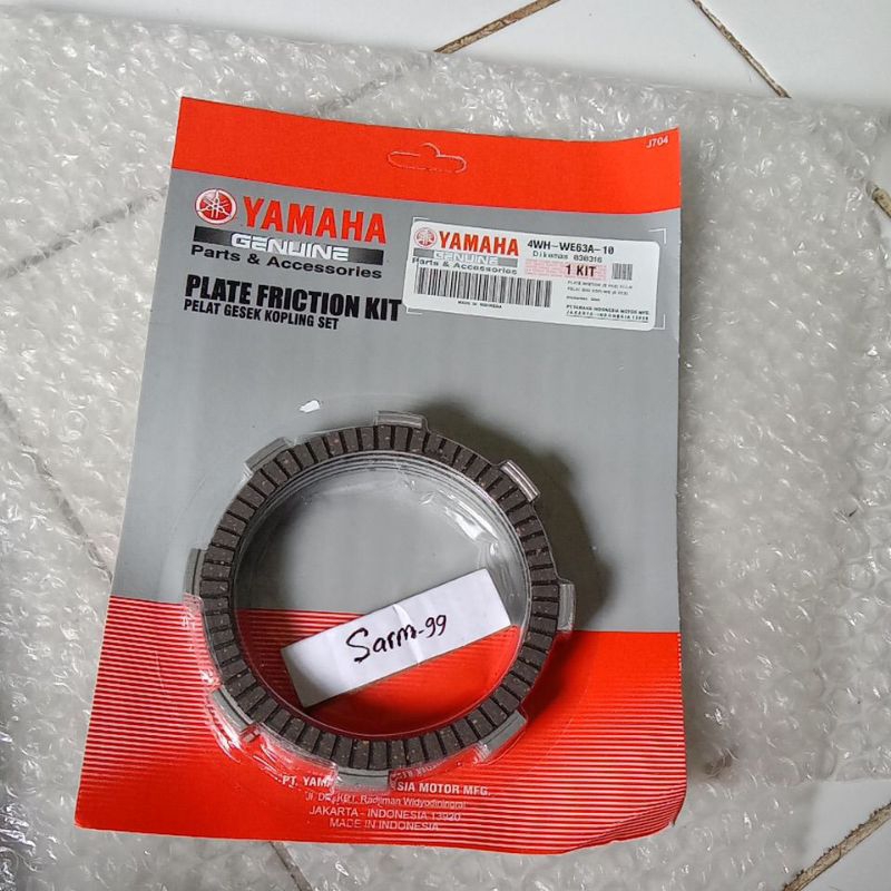 Kampas Kopling Plat Kopling Jupiter Z Force 1 Fizr Vega R New Kualitas Ori.