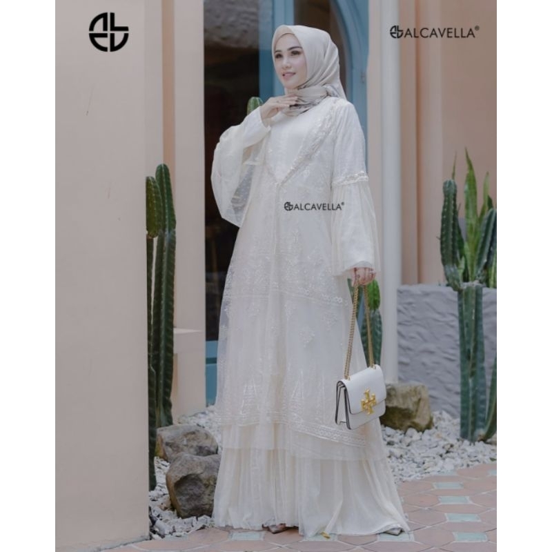 Alcavella -Laqueena Dress original By Alcavella /Dress lebaran /Dress undangan