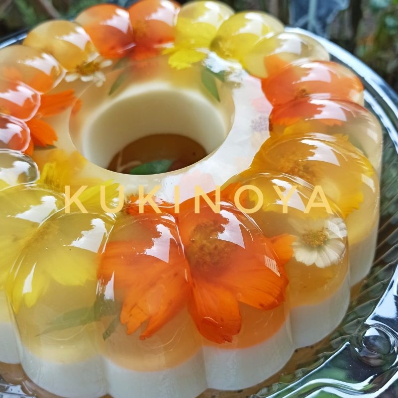 

Puding Pudding Enak KUKINOYA fruit and flower pudding/puding buah