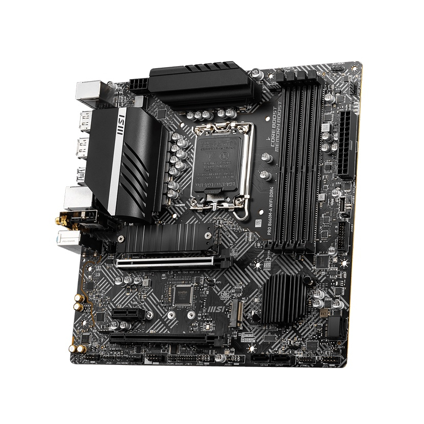 MAINBOARD MSI PRO B660M-A B660M A Wifi DDR4 (LGA1700, B660, DDR4, USB3.2, SATA3)