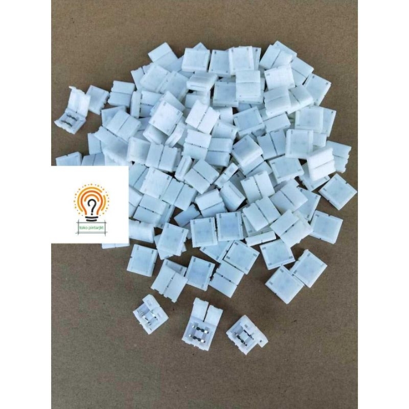 Connector Lampu LED Strip 2835/3528/3038/4040/5050/5730/2pin ac dc sambungan lampu strip