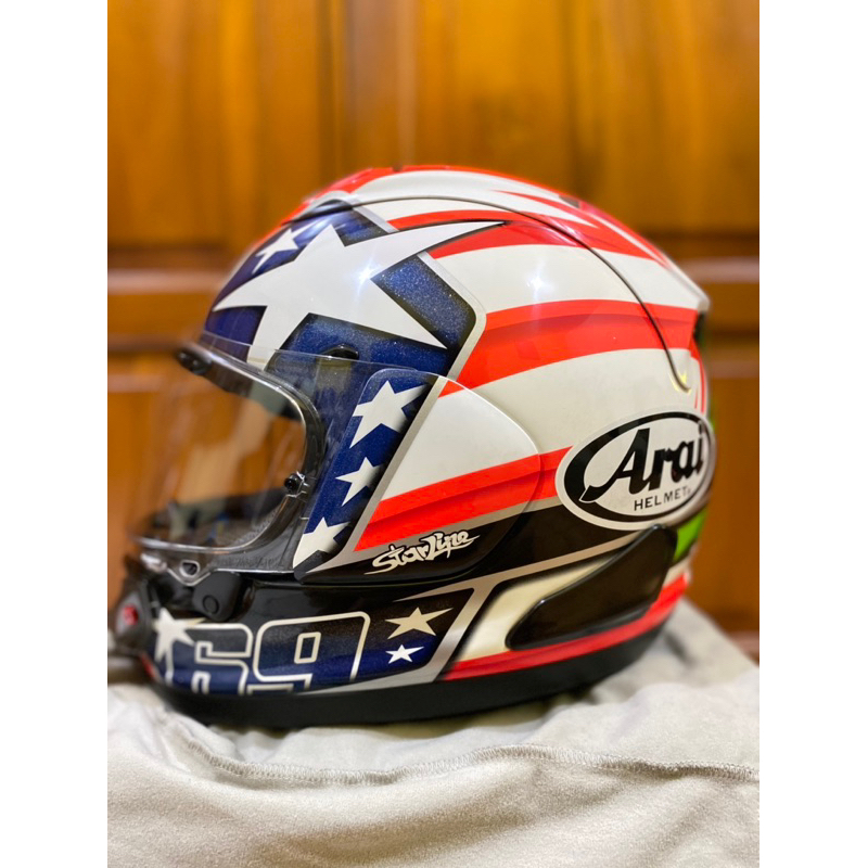 Arai RX7X Hayden Flag
