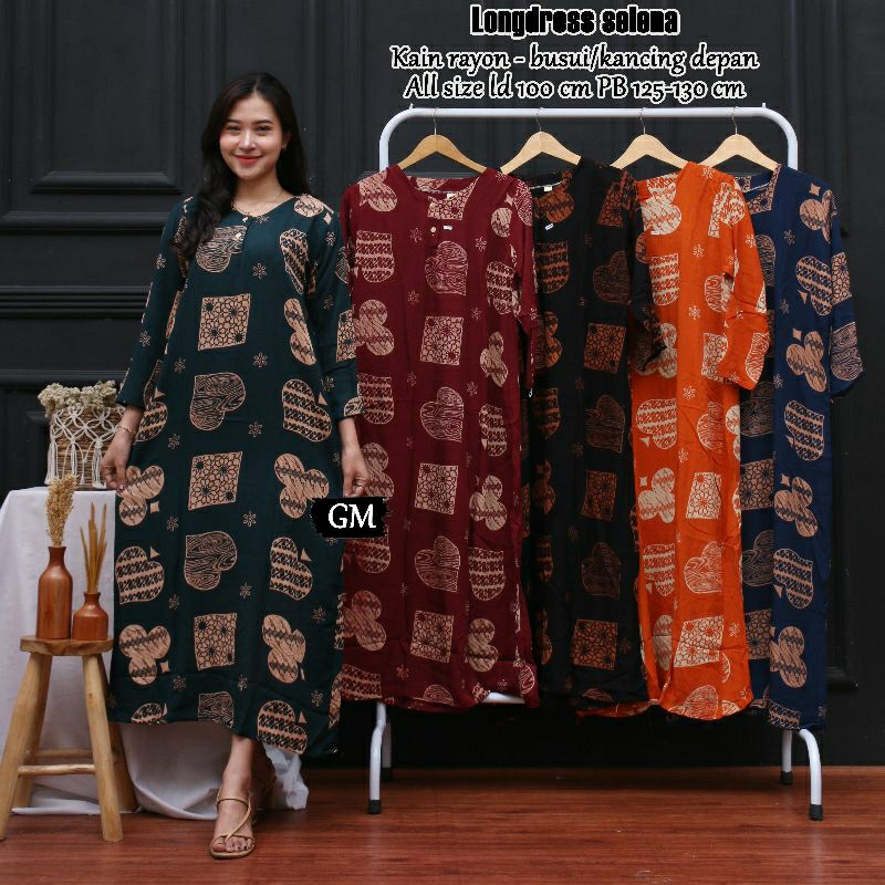 Daster rayon busui panjang murah meriah kekinian