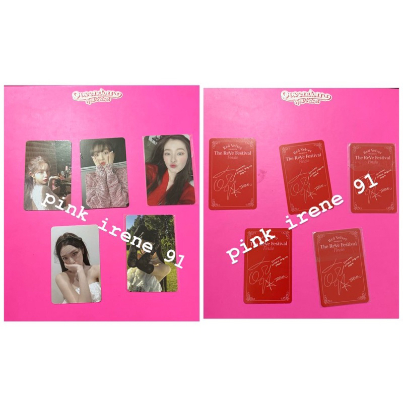 Official Irene Red Velvet Photocard Psycho