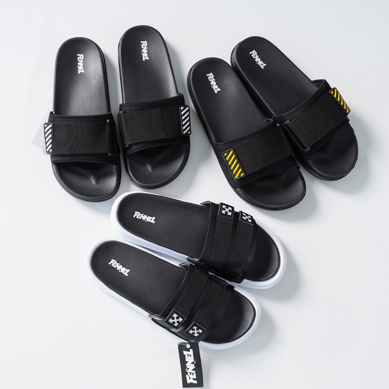 Sandal Slippers Flip Strap Distro Motif