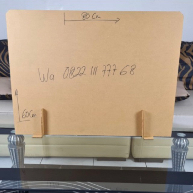 Acrylic | Akrilik tebal 3mm 80cm x 60cm