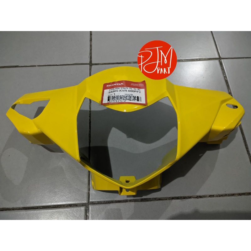 53205-KVR-600PFYCover Handle Fr Cover Batok Lampu depan Revo 100 Kuning