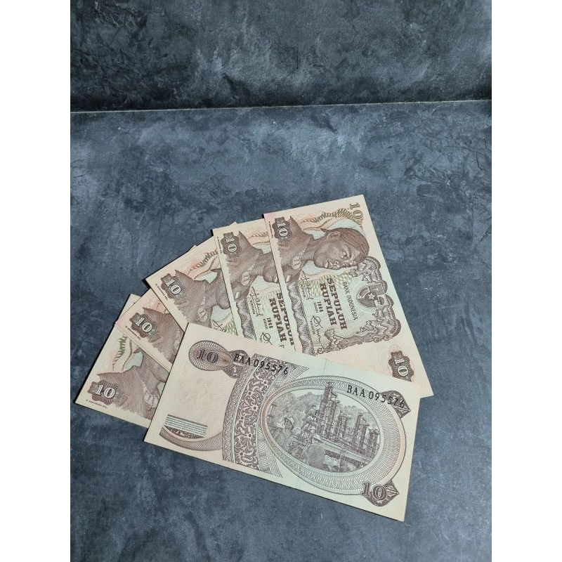 uang kuno 10 rupiah seri sudirman tahun 1968