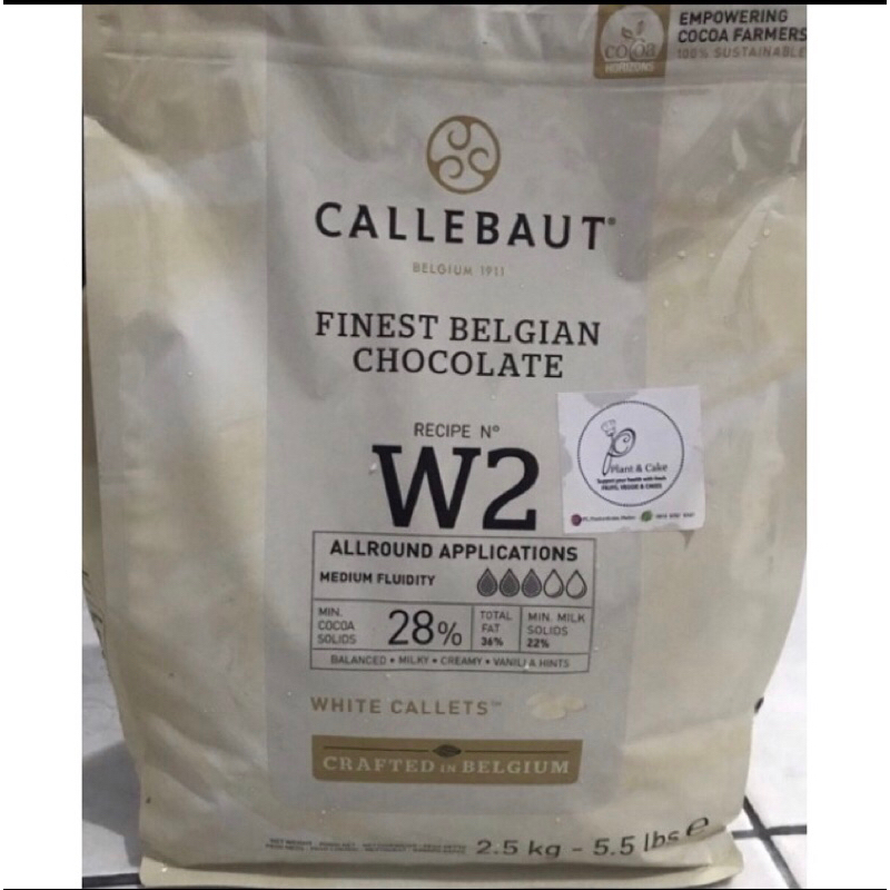 

Callebaut Finest Belgian Chocolate White (W2)