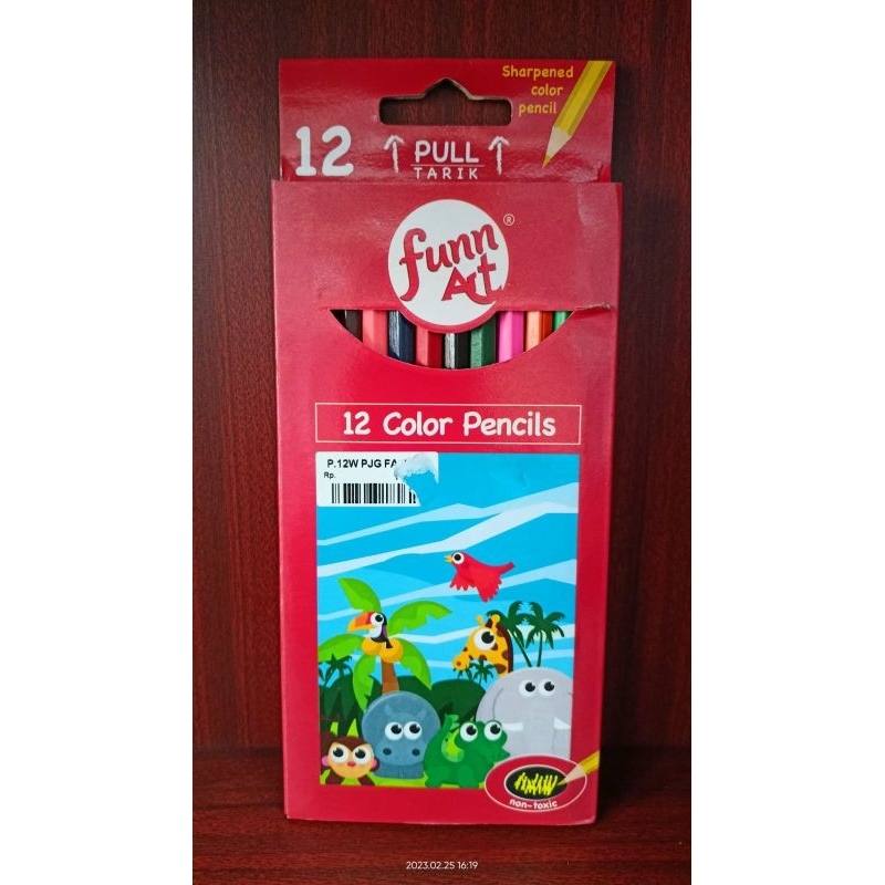 

PENSIL 12 WARNA FUNN ART PANJANG