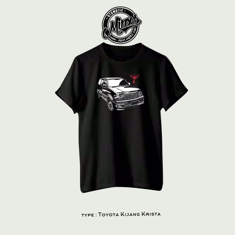 KAOS TOYOTA KIJANG KRISTA HITAM