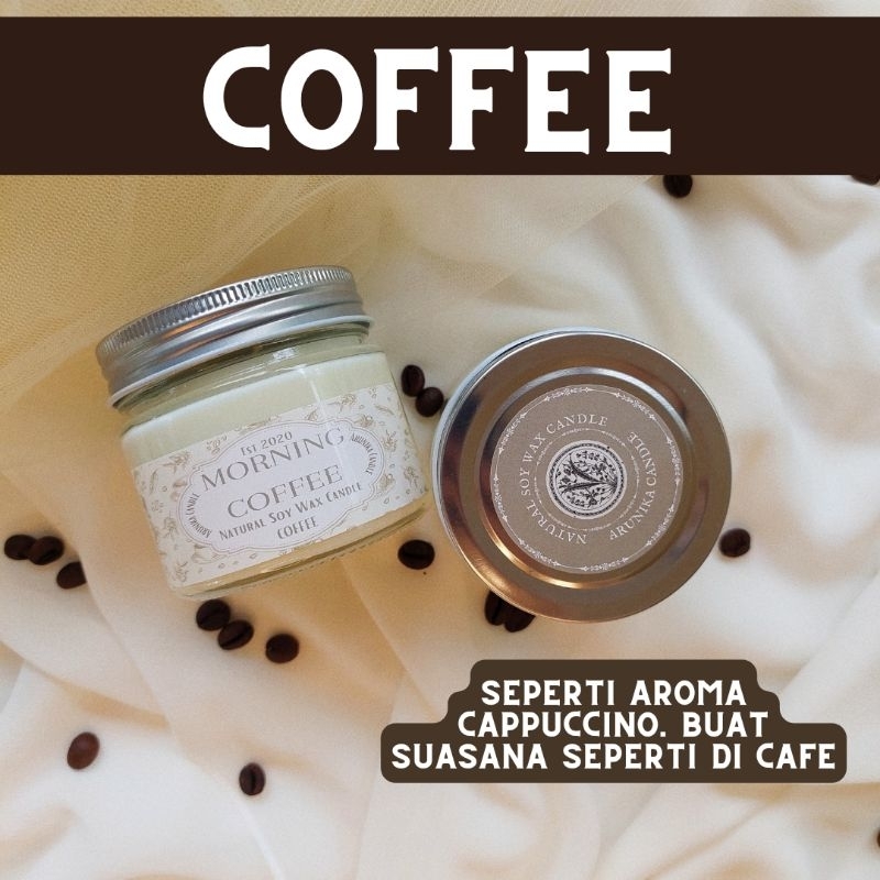 COFFEE - Lilin Aromaterapi / Scented Candle / Lilin Aroma by Arunika Candle