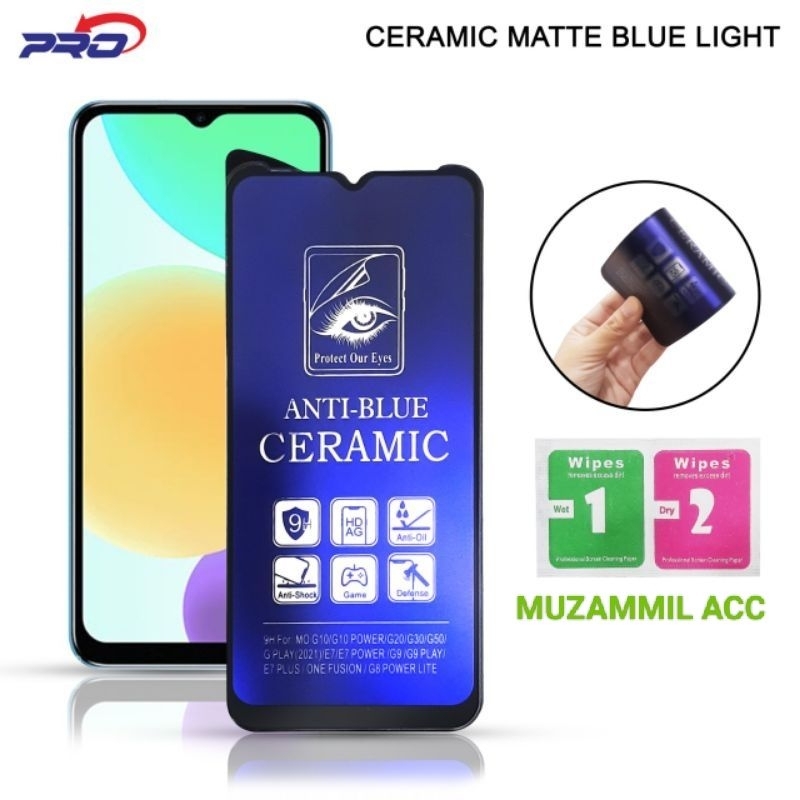 TG CERAMIC OPPO A17/A17K TEMPERED GALAS CERAMIC BLUE