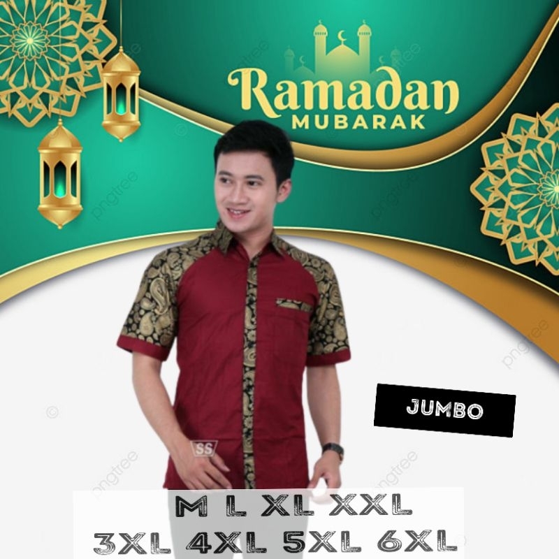Baju Koko Kurta Dewasa Lengan Pendek Material Catton  Adem Serap Keringat