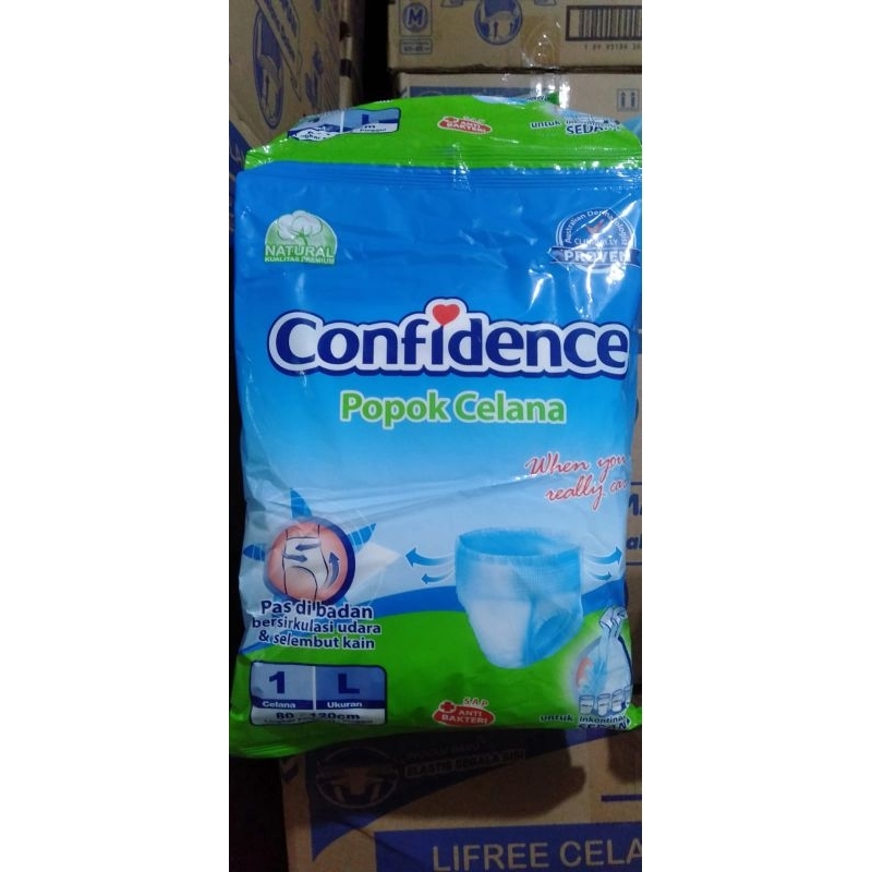 Confidence popok dewasa sachet tipe celana M /L