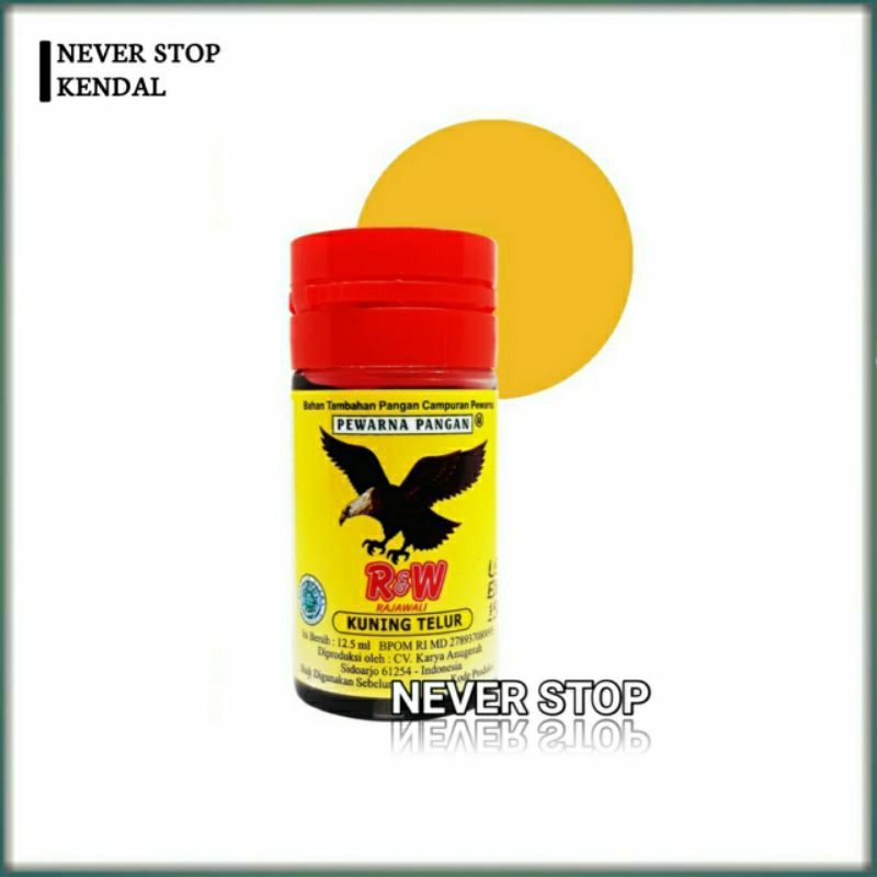 

Pewarna Kuning Telur Rajawali 12,5 ml