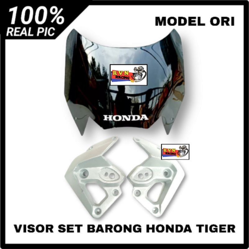 VISOR TIGER REVO TIREV VISOR HONDA TIGER TIREV TIGER REVO TIGER BARONG TEBAL 2MM 3MM SET KUPINGAN BA