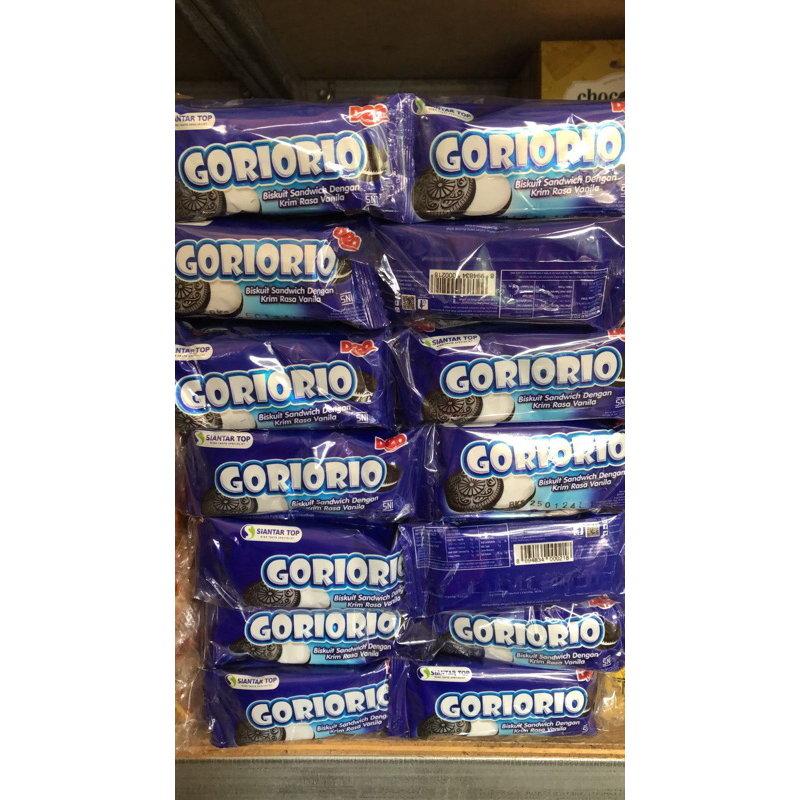 

Goriorio Biskuit Sandwich Renceng (1 pack isi 20 pcs)