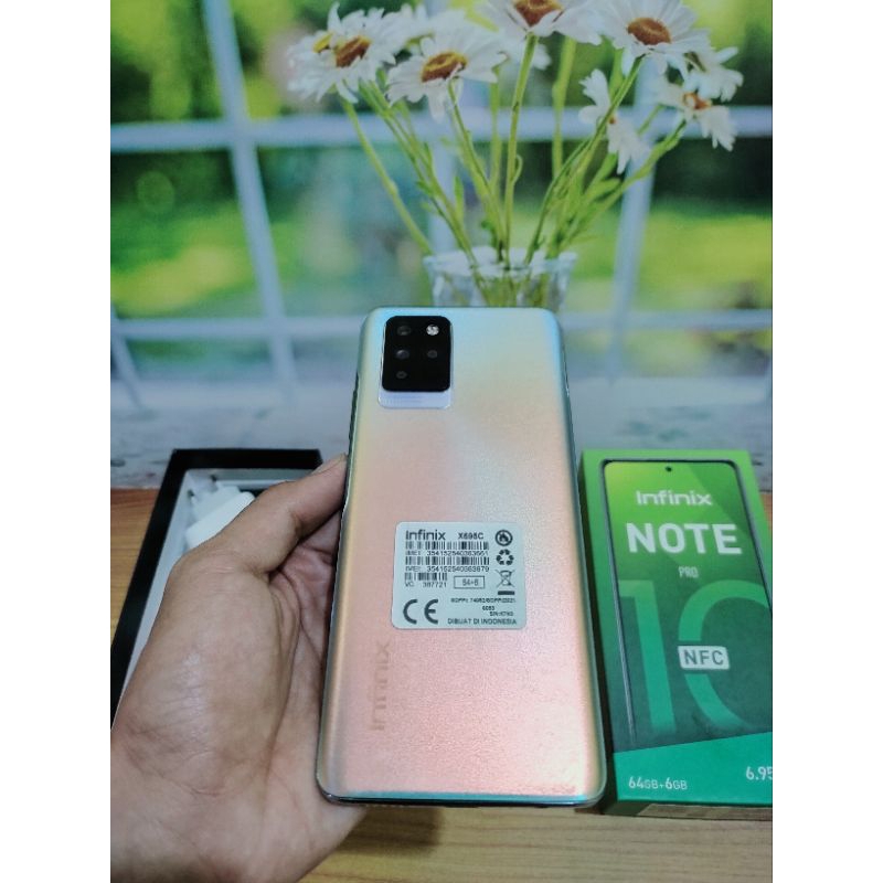 INFINIX NOTE 10 PRO NFC SECOND ORIGINAL BEKAS MULUS BERGARANSI TERMURAH