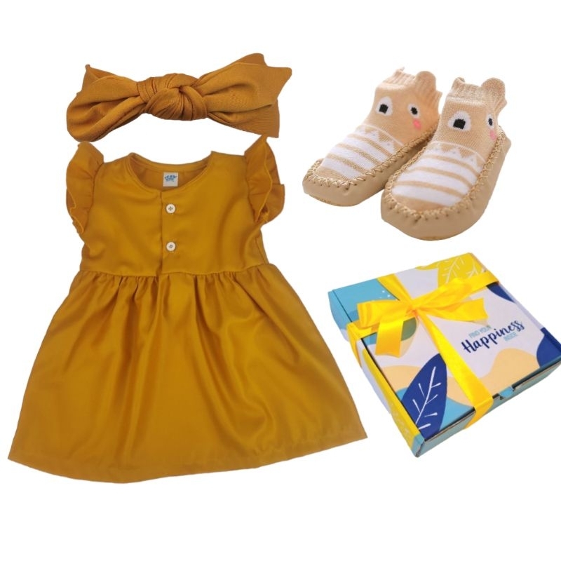 Hampers newborn/Baby gift/Parsel/Kado bayi perempuan dress