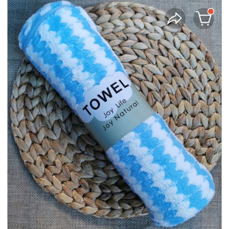 New Handuk Microfiber Lembut motif love/random uk tgg dan besar (R²)