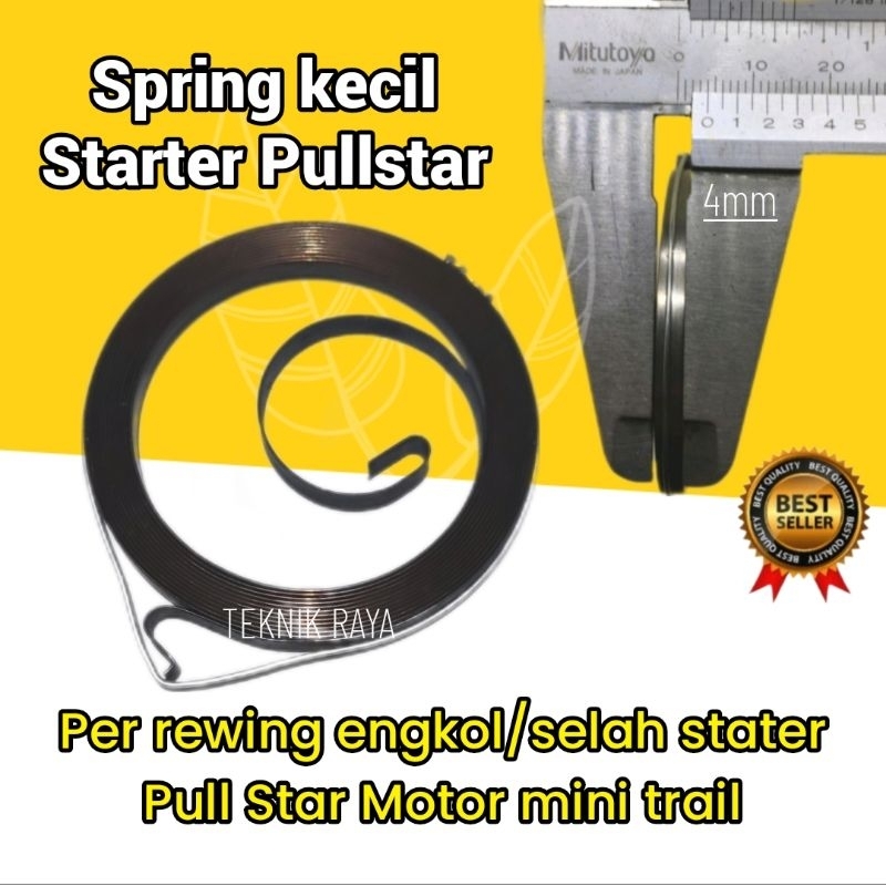 Per kecil tarikan engkol selah stater motor GP mini trail 50cc spring rewind starter pullstar ATV