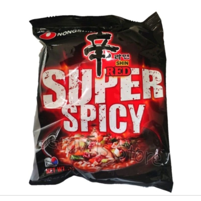 

Nongshim Shin Red Spicy Noodle Soup Ramen 120g