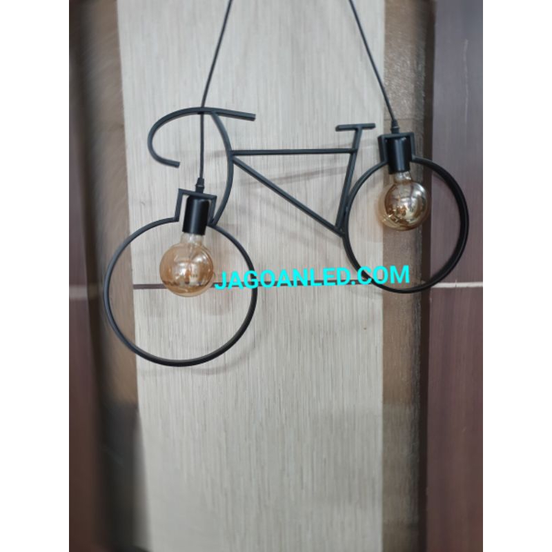 LAMPU GANTUNG BENTUK SEPEDA 2L
