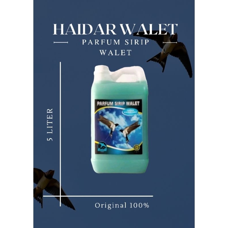 HAIDAR WALET - PARFUM SIRIP WALET 5 LITER