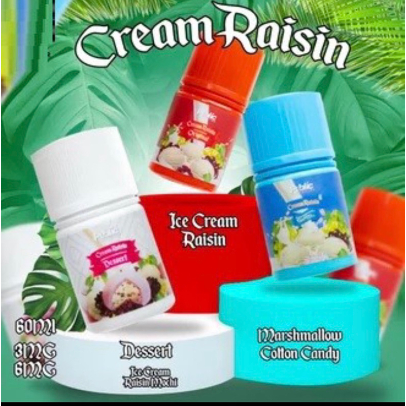 LIQUID CREAM RAISIN 60ML SERIES BY PUBLIC DISTRIBUTION